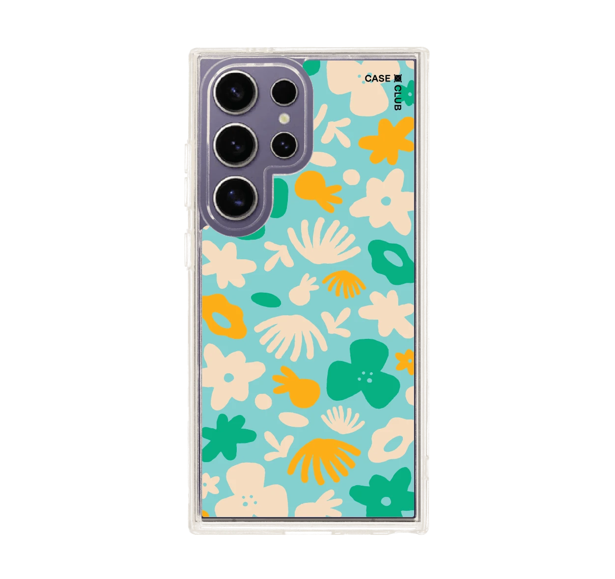 light blue flower pattern